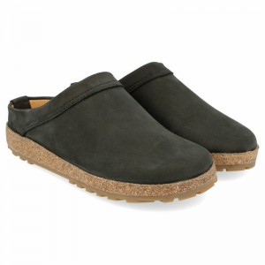 Men Haflinger Malmo Clogs Black | MQL836721