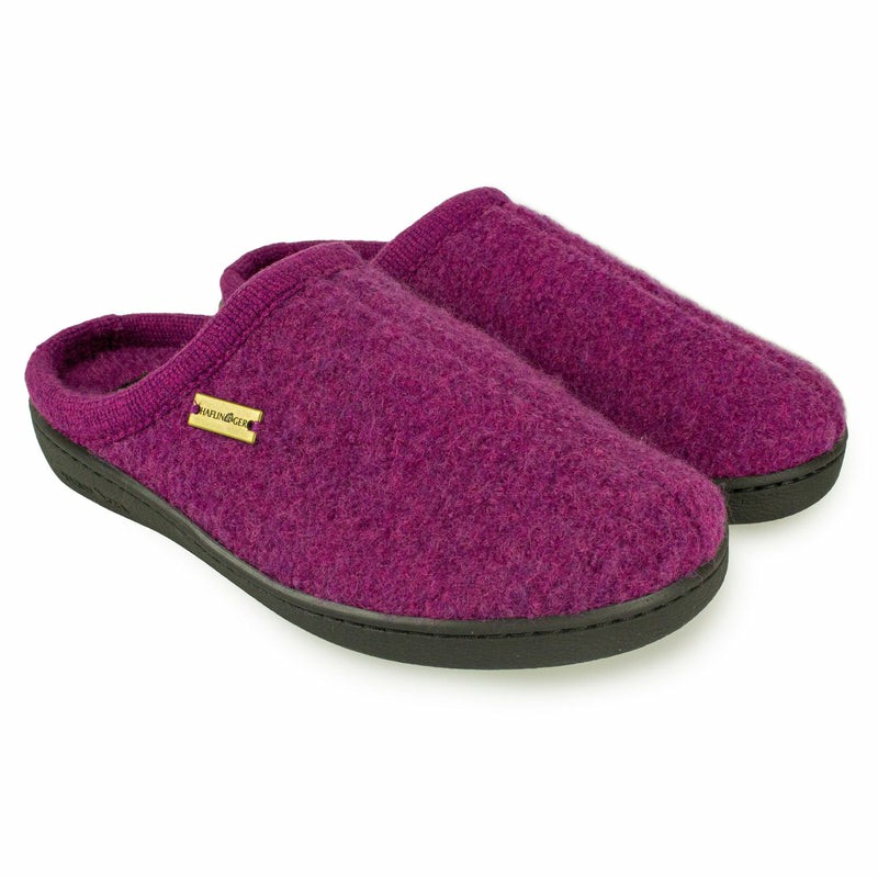 Men Haflinger At Slippers Black | SJZ209645