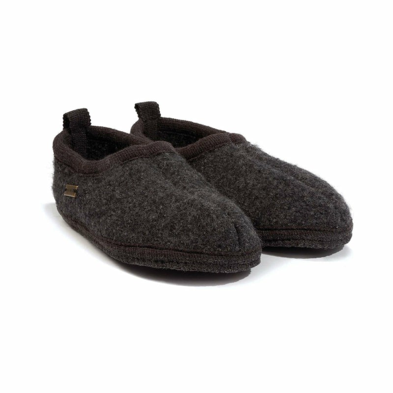 Men Haflinger Freddie Slippers Grey | FCX642703