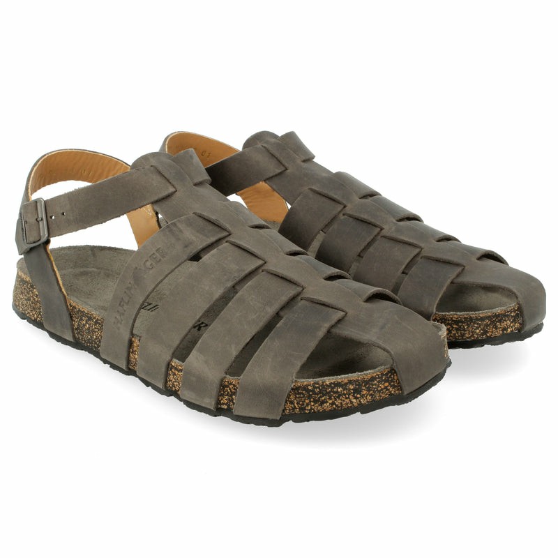 Men Haflinger Peter Unlined Sandals Brown | UAF491053