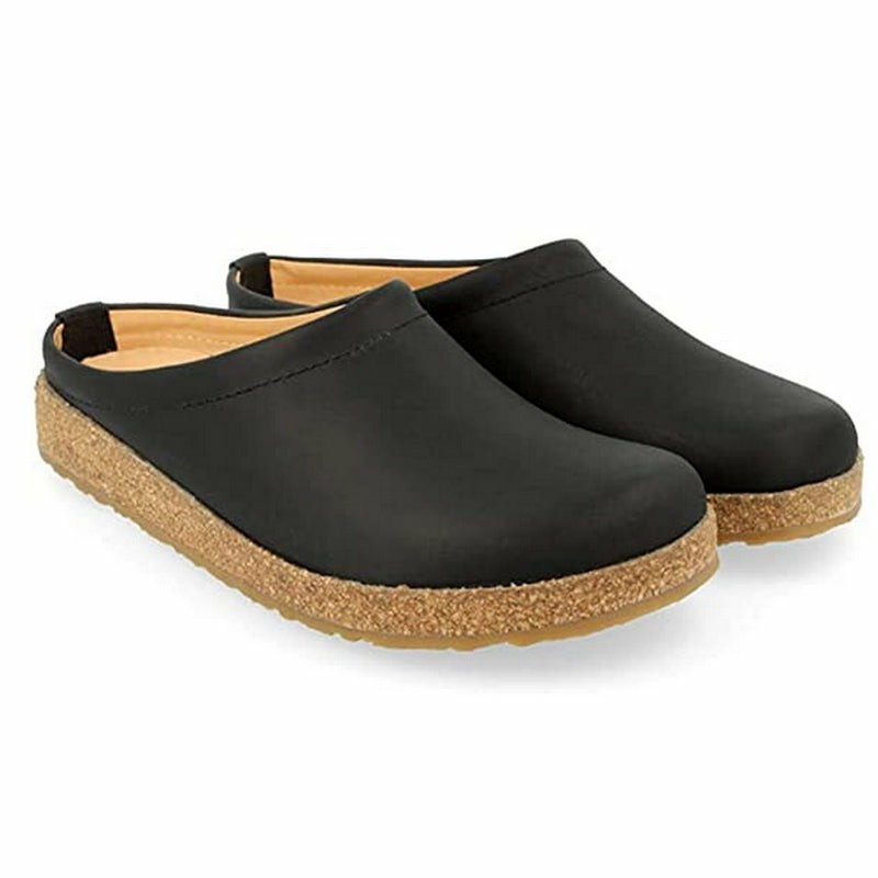 Men Haflinger Phillip Clogs Black | OJD920164