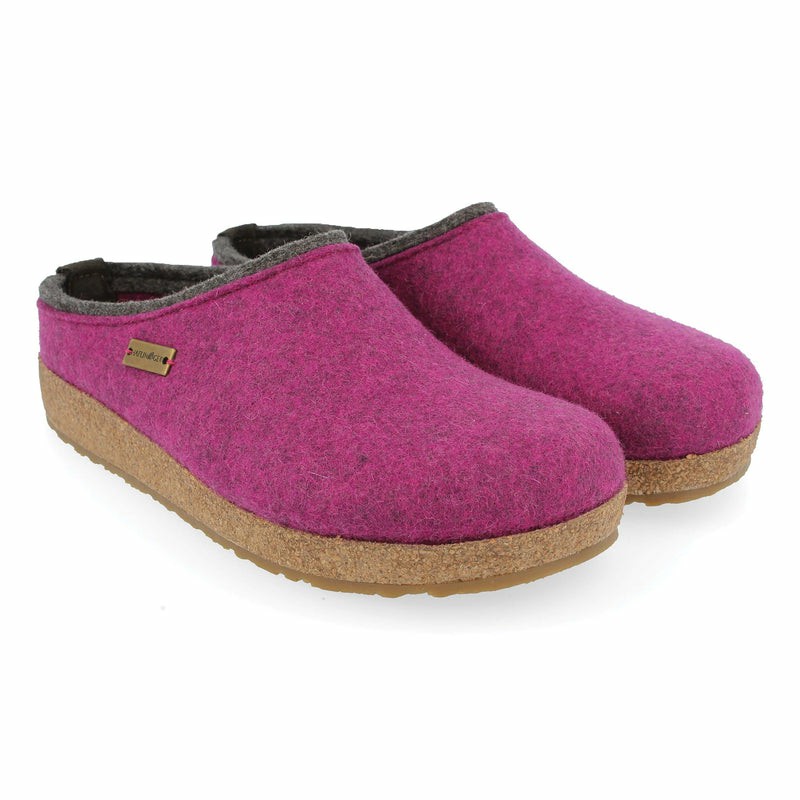 Women Haflinger Kris Clogs Grey | SCU346187