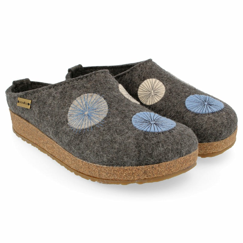 Women Haflinger Radius Clogs Grey | EBI435916